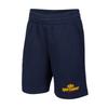 Sportswear Club Comfortable Stretch French Terry Sports Shorts Kids Shorts Obsidian University-Red University-Gold HJ2624-451