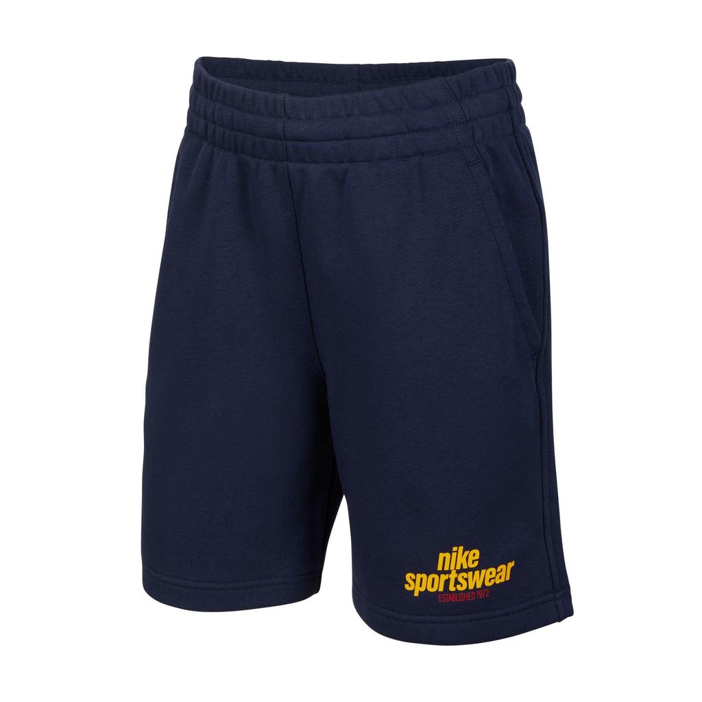 Nike Sportswear Club Comfortable Stretch French Terry Sports Shorts Kids Shorts Obsidian University-Red University-Gold HJ2624-451