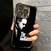 The Godfather TV Plating Phone Case For Iphone 16 17 Pro Max Air 16E 14 15 Plus 12 13 Mini Anti-Fall Airabag Cover