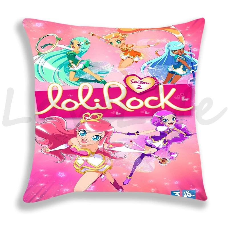 LoliRock Pillow Case Cartoon Cushion Covers Sofa Bed Home Decorative Pillow Covers Single-Sided Printed Kids Pillowcase 45*45cm
