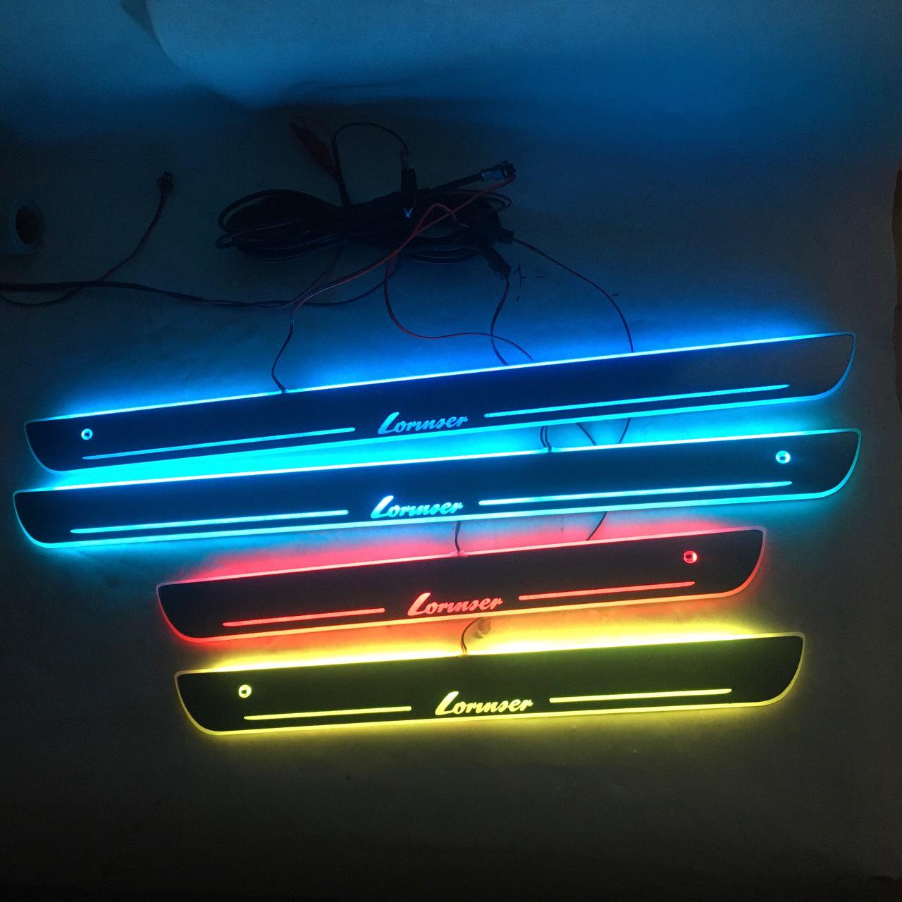 

Неразрушающие индукционные динамические светодиодные накладки на пороги Lorinser, приветственные педали Lorinser