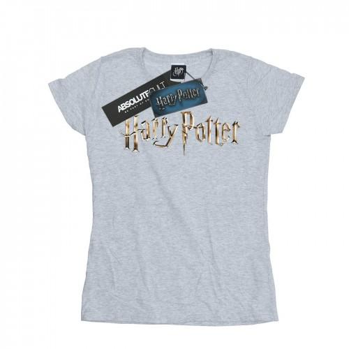 

Harry Potter Womens/Ladies Full Colour Logo Cotton T-Shirt білий