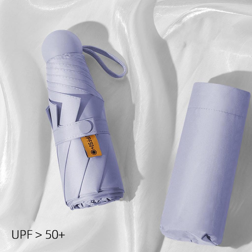 OWITER Folding UV Heat Rain and UV Sunburn Rainy Season with Storage Day Day Gift Parasol, Protection, Sunshade, Shielding, Shine, Ultra-lightweight,