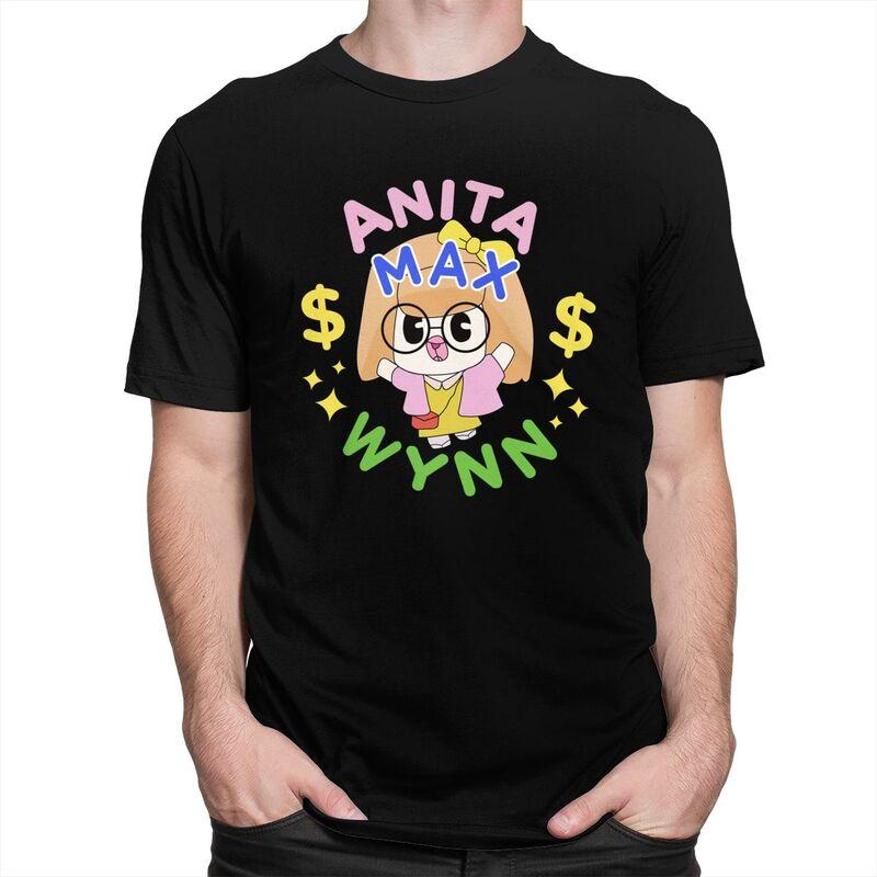 Custom Anita Max Wynn Mem T Shirts Men ShortSleeve Tshirts Streetwear Tee Pure Cotton Slim Fit Tshirts Gift