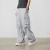 New MLB SS24 New York Yankees Cargo Pants Women's Light Gray 3FWPB0143-50GRL