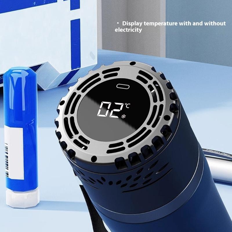 Taza Refrigeradora Portátil LCD para Insulina Enfriadores Mini Refrigerador de Bebidas Carga USB Taza con Aislamiento al Vacío