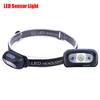Mini Wiederaufladbare Leistungsstarke Sensor Scheinwerfer Angeln Camping USB Kopf Taschenlampe COB LED Kopf Licht Taschenlampe Scheinwerfer Front Laterne