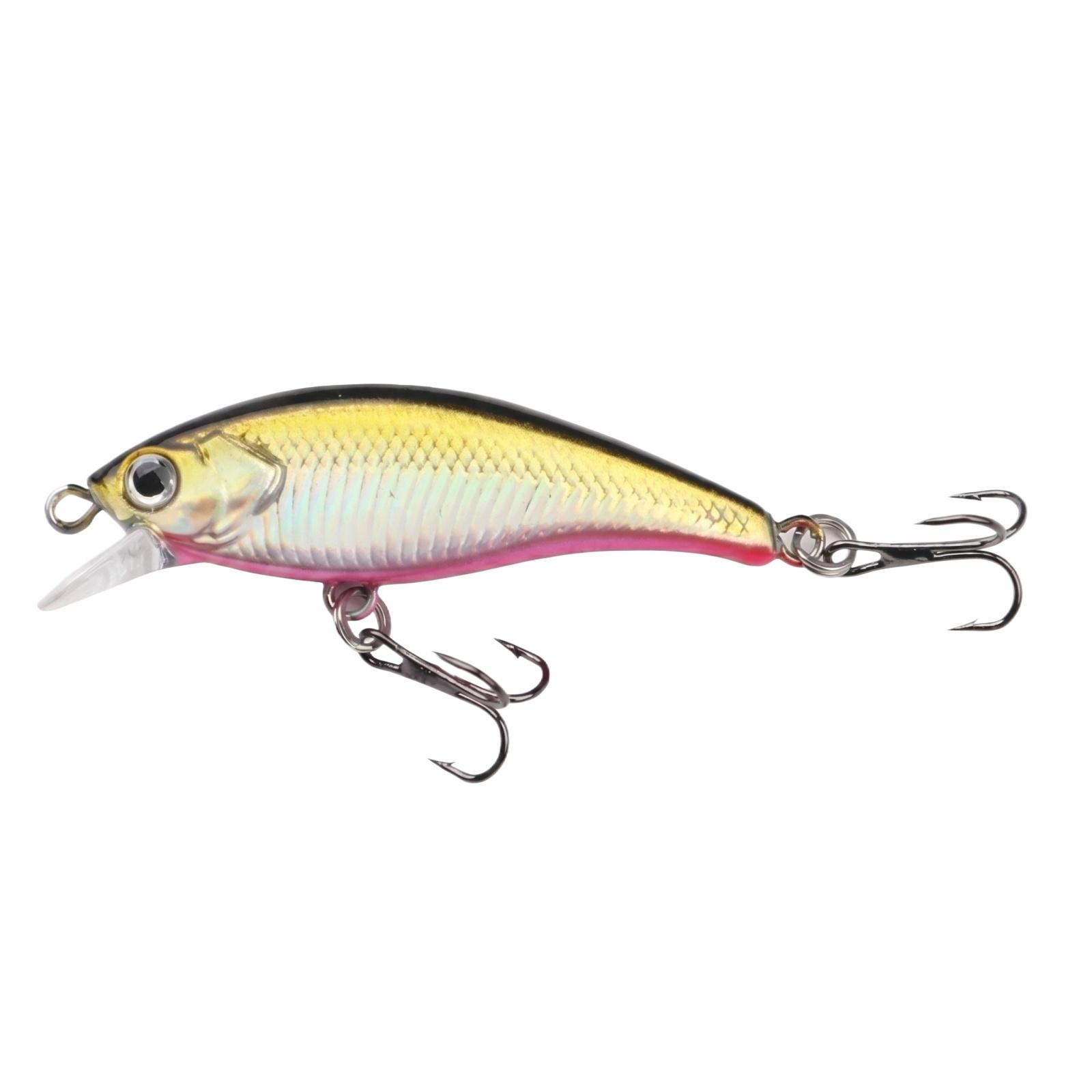 

Fishing Lure Hard Bait Long Casting Metal Blade Lure with Treble Hooks for Freshwater and Saltwater Fishing Crankbait one size