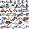MOOXI Hvězdné války Aerocraft MOC Model Cihla DIY Dioráma Dospělí Děti Hračky Stavebnice Montessori Dárky Pokojová Dekorace