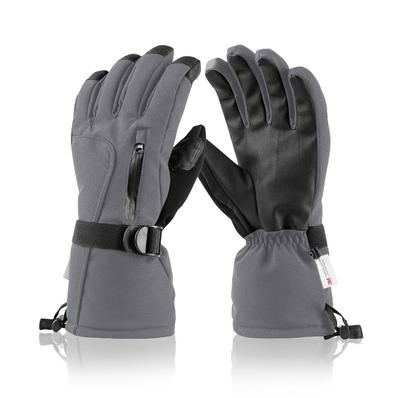 New Snow Thick Waterproof Ski Gloves Outdoor Cycling Touch Screen Cotton Warm Gloves