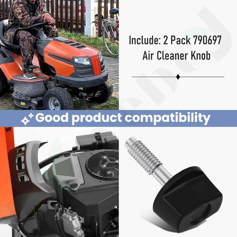 Air System Adjustment Knobs Plastic & Steel Build Replacements Handle Easy To Use For Small Engines For BS790697 407000