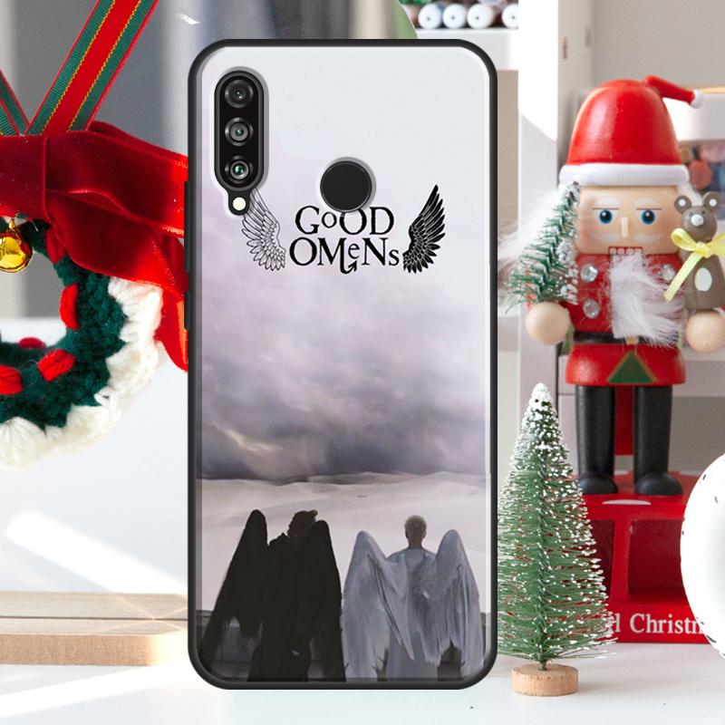 Good Omens For Huawei Nova 9 10 SE 11 Pro Y60 Y70 Y90 Y61 Y91 Y72 Y73 12i 11i 8i P20 P30 P40 Lite Case