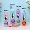 750ML Demon Slayer Cartoon Plastic Gradient Water Cup Portable Leak Proof Water Bottle Student Outdoor Sports Travel Water Cup