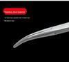KISS Stainless Steel Pet Hemostatic Forceps: Angled & Straight Heads for Dog Ear Hair Plucking