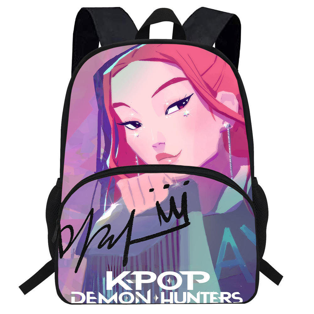 Anime Witch Hunter Group Men'S And Women'S Backpacks, Elementary School Students' Backpacks, Large-Capacity Printed Casual Backpacks
