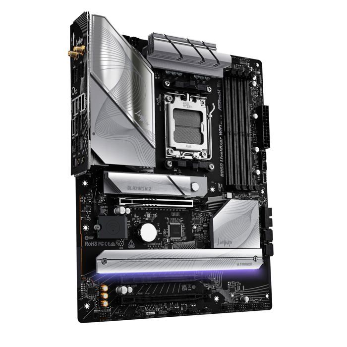 Carte Mère - ASROCK - B850 LiveMix - WiFi - Socket AM5 - Performance avancée