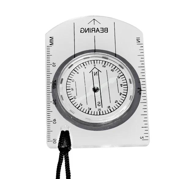 All In One Outdoor Hiking Camping Baseplate Compass Map Ruler Mini Ruler Cute Stationery Cute School Supplies