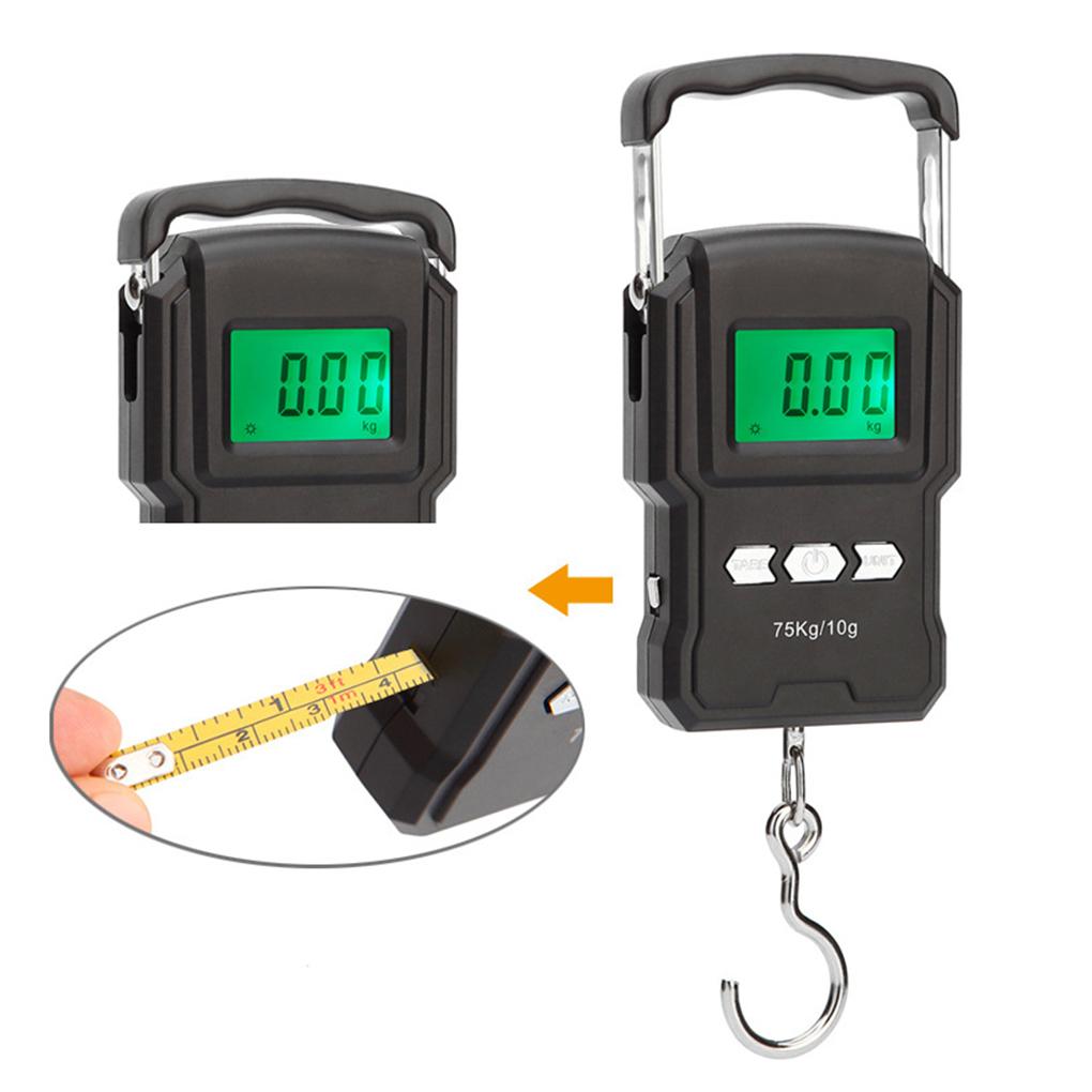 Weighing Scale Accuracy Unit Conversion Electronic Scales Auto Power Off Metal Hook Measuring Tool Weighing Fishing
