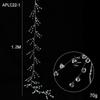 Crystal Imitation Pearl Chain Christmas Pendants New Year Creative Xmas Tree Ornaments Pendant Hanging Ornament