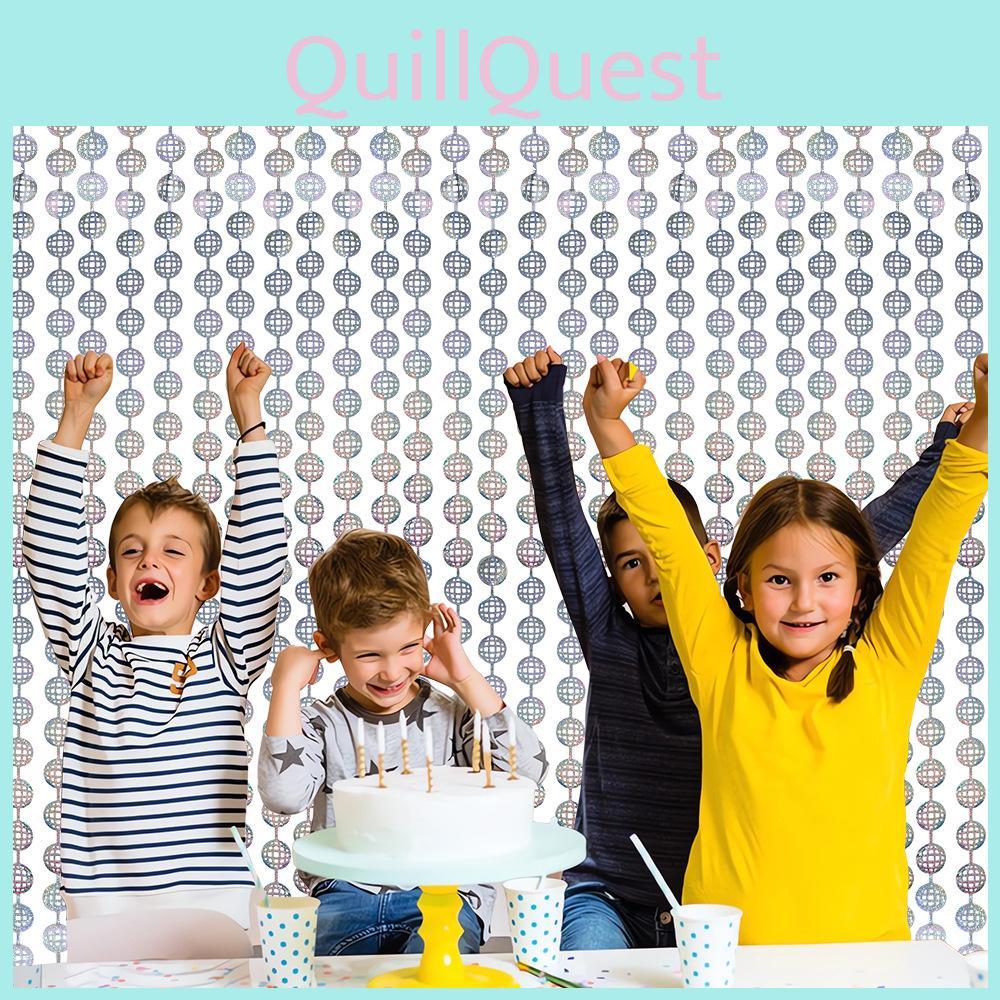 Silver Ball Disco Rain Curtain For Stunning Birthday Party Decor And Wedding Backdrop