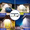 1-2Pcs LED Solar Outdoor Light Outdoor IP65Waterproof Wall Lamp Remote Control Rechargeable for Yard Fence Shed Balcony Lighting