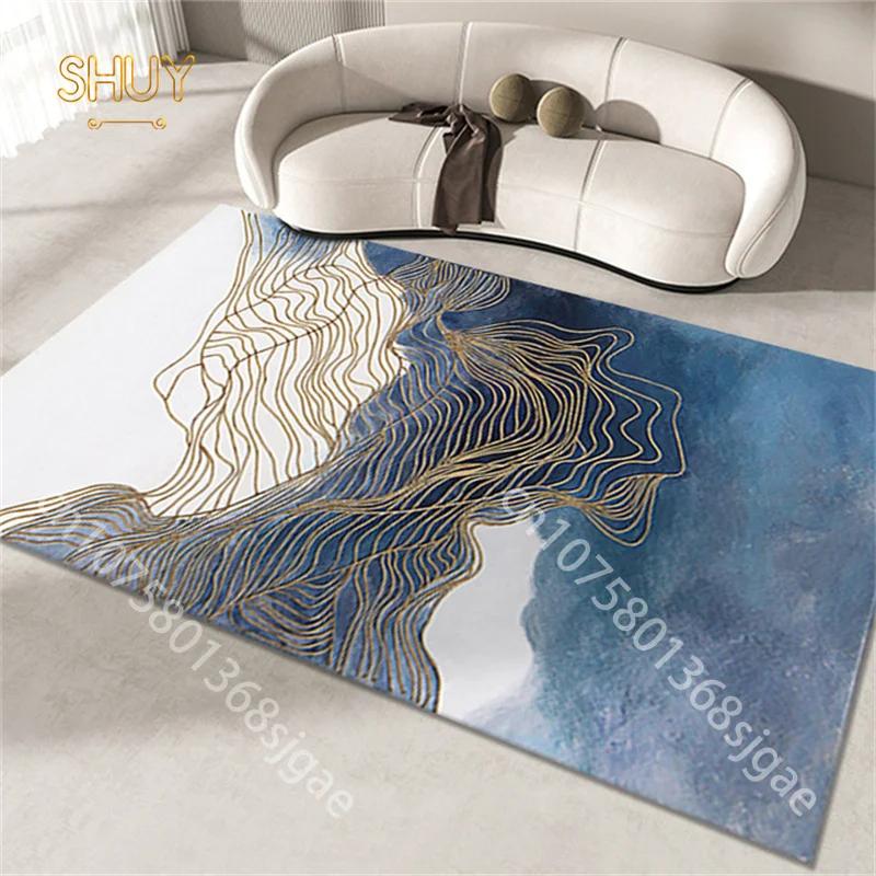 Oil Painting Print Rug Pink Flannel Bedroom Bedside 180*280cm Large Area Rugs Retro Art Decor Carpet Kitchen Non-Slip Floor Mats