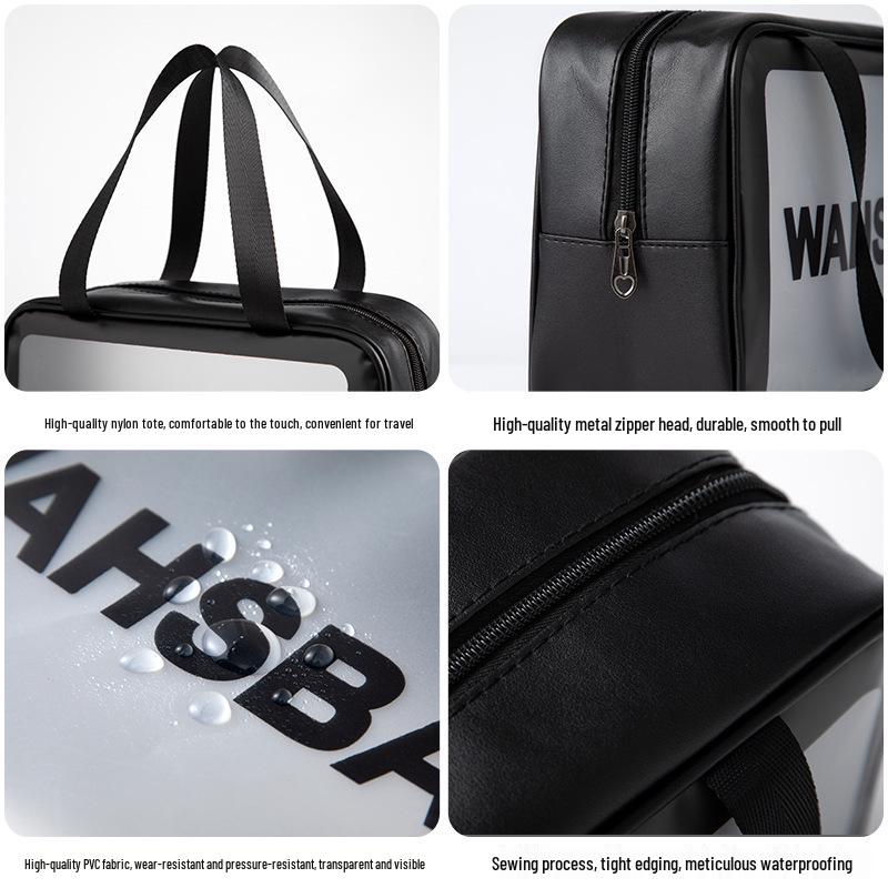 Unisex Dry-Wet Makeup & Toiletry Travel Bag with Large Capacity