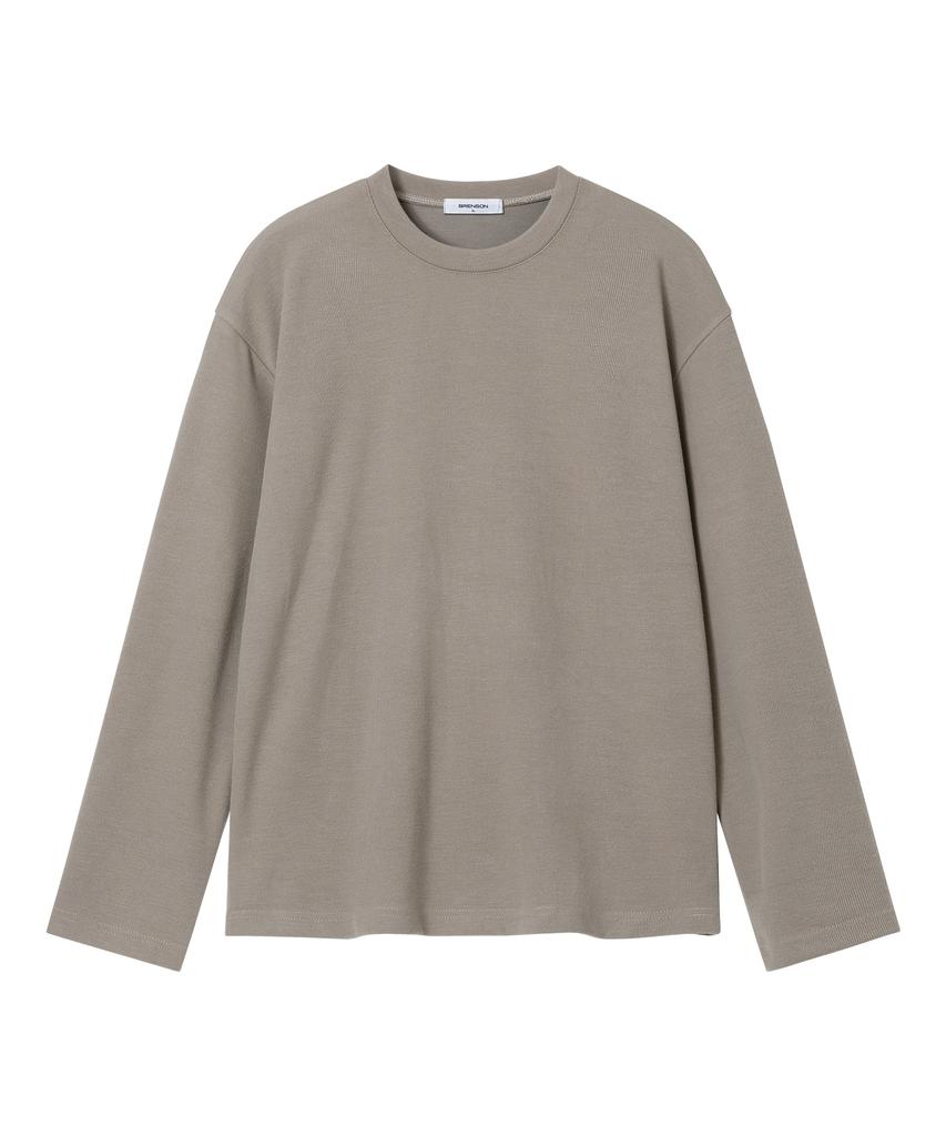 BRENSON Loose Fit Long Sleeve Knit Tee ( 4 Colors )