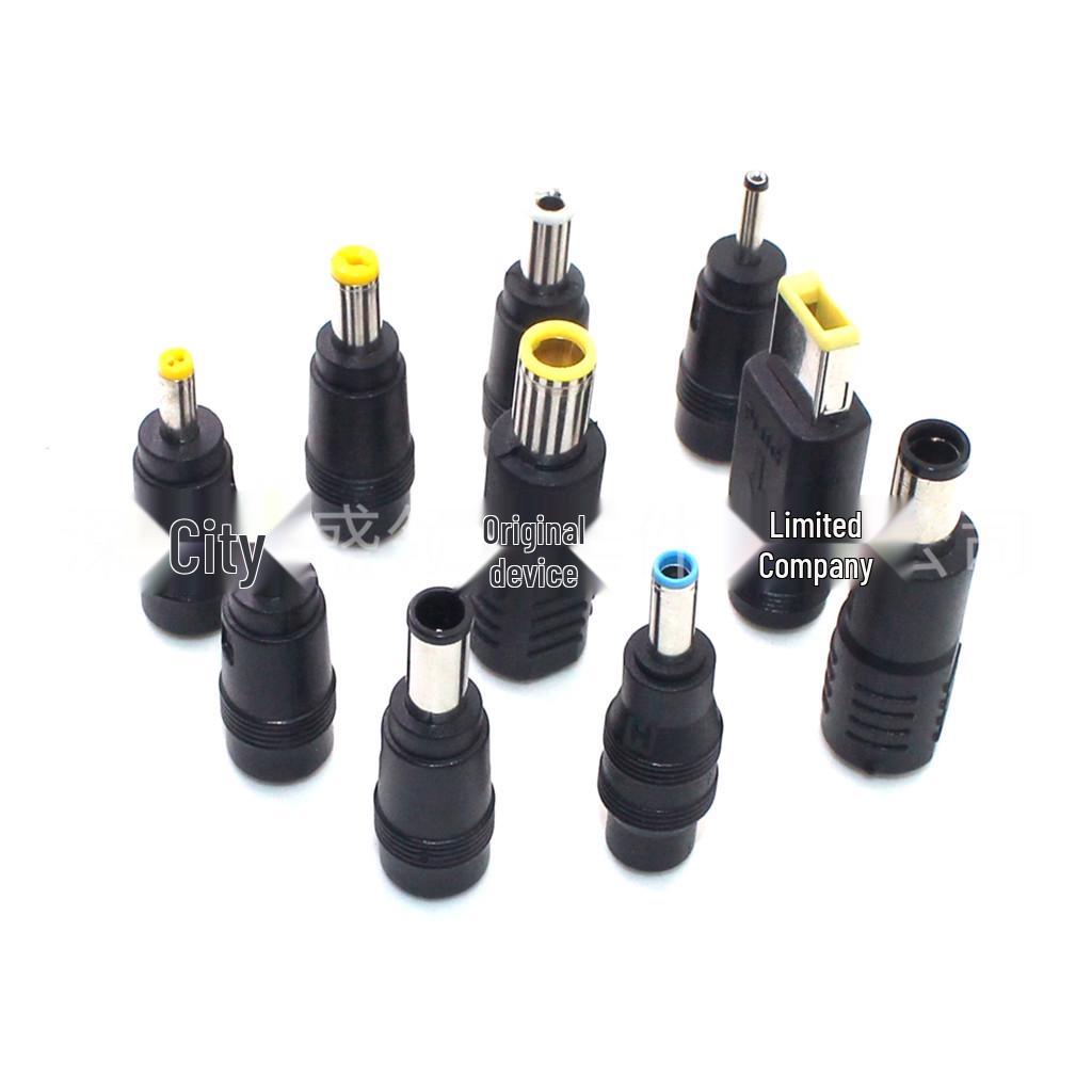 10-Piece Laptop Power Adapter Set with PD65W Charging Cable