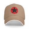 A Black In Red Star Baseball Cap men's big size hat Hat Man Luxury Kids Hat sun caps Hats For Women Men's