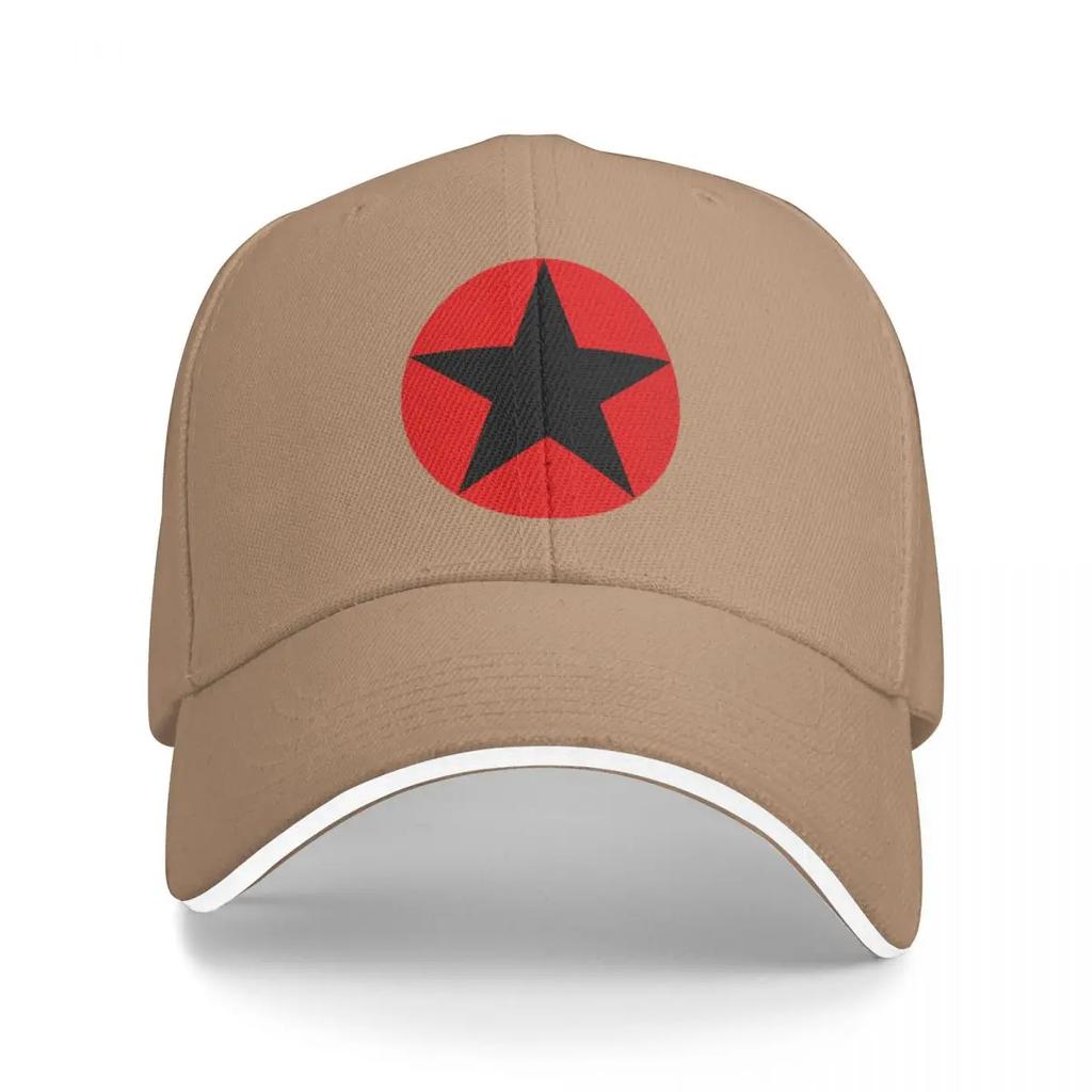 A Black In Red Star Baseball Cap men's big size hat Hat Man Luxury Kids Hat sun caps Hats For Women Men's