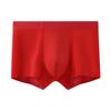 Men's Summer Thin Pure Cotton Antibacterial Traceless Mid-waist Briefs