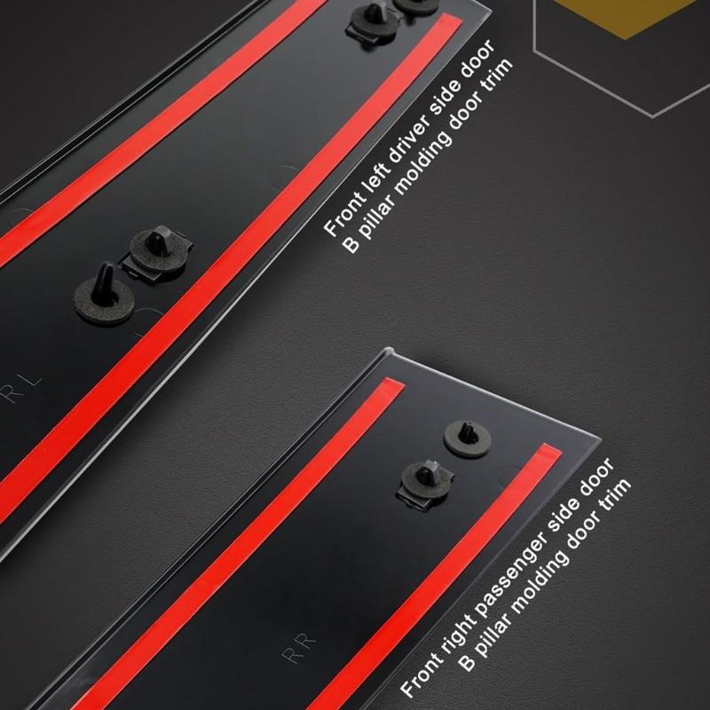 Precyzyjny Panel Wykończeniowy Słupka ABS Wodoodporny Design Listwa Wykończeniowa Zewnętrzna Drzwi Przednich bb5z-7820555-bb dla Samochodu Explorer