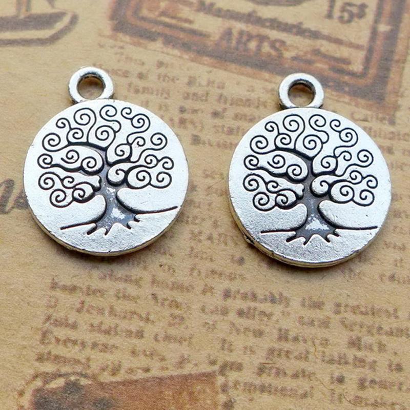 

10pcs/lot Silver color Chakra Charm OM Buddha Lotus Pendants Fit Diy Jewelry Making Findings Yoga Bracelet Accessorie15*15mm