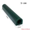 6Pcs Hard Wax Solid Carving Wax Tube Flat Side Tube Carved Sculpture Carving