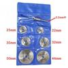 7Pcs Metal Cutting Disc Hss High Speed Steel Rotary Blade Wheel Discs Mandrel For Tools Wood Cutting Saw Dremel Cutter (3.175mm)