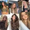 MERISIHAIR Women Fashion Long Straight Synthetic Fiber Hair Extensions 5 Clips Invisible Hairpiece for Daily Wear