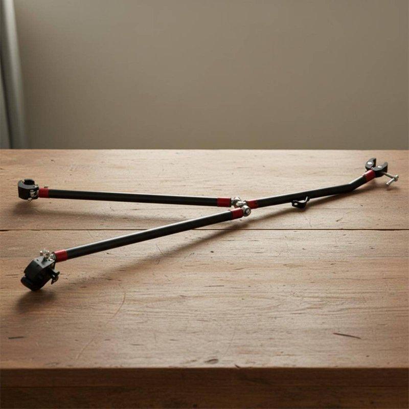 Camping Vehicle Connecting Rod Quick Release Bike Transport Wagon Pull Tow Bar Outdoor Gear Versatile Easy Installation