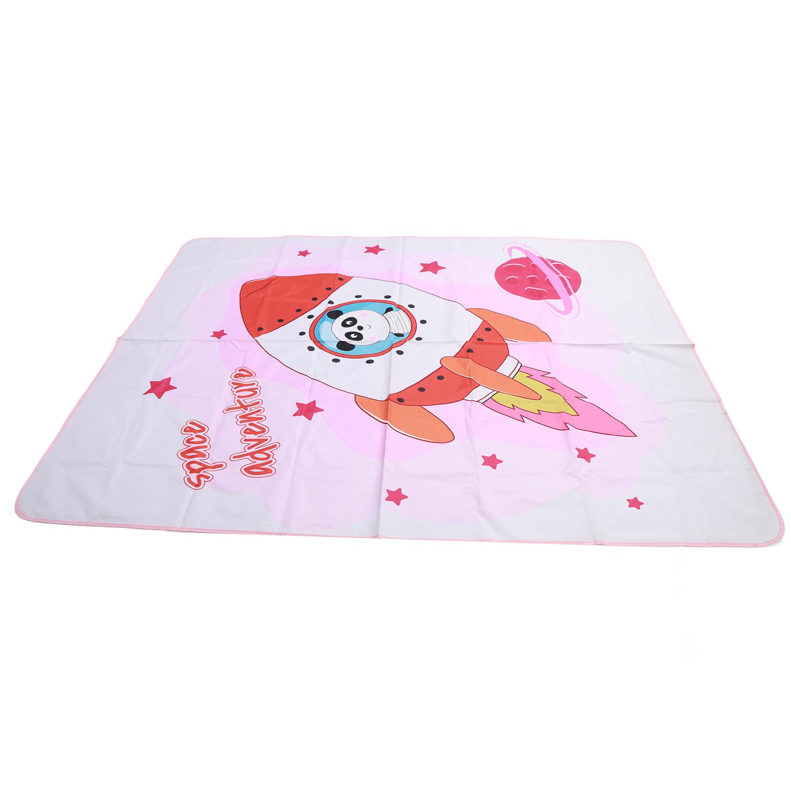 Outdoor Picnic Blanket Waterproof Picnic Mat PVC Sandproof Beach Blanket for Camping Picnic Beach Concerts 2x1.45m