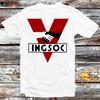 INGSOC 1984 Mens George Orwell Fictional Novel Socialism T Shirt B1031