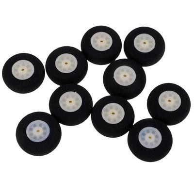 10 Pcs. Black Sponge Wheels Wheel Spare Part For RC ,