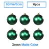 6 Stück/Los 6cm/2,4 Zoll Weihnachtsbaum Dekoration Farbe Hohlkugeln Schmuck Hängende Kugeln Für Haus Bar Party Dekoration