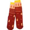 Moomin Little My House Car Nordic Socks, Red, Approx. 22-24cm (MMAP690)