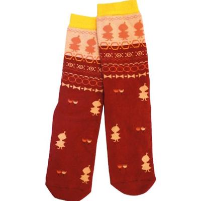 Moomin Little My House Car Nordic Socks, Red, Approx. 22-24cm (MMAP690)