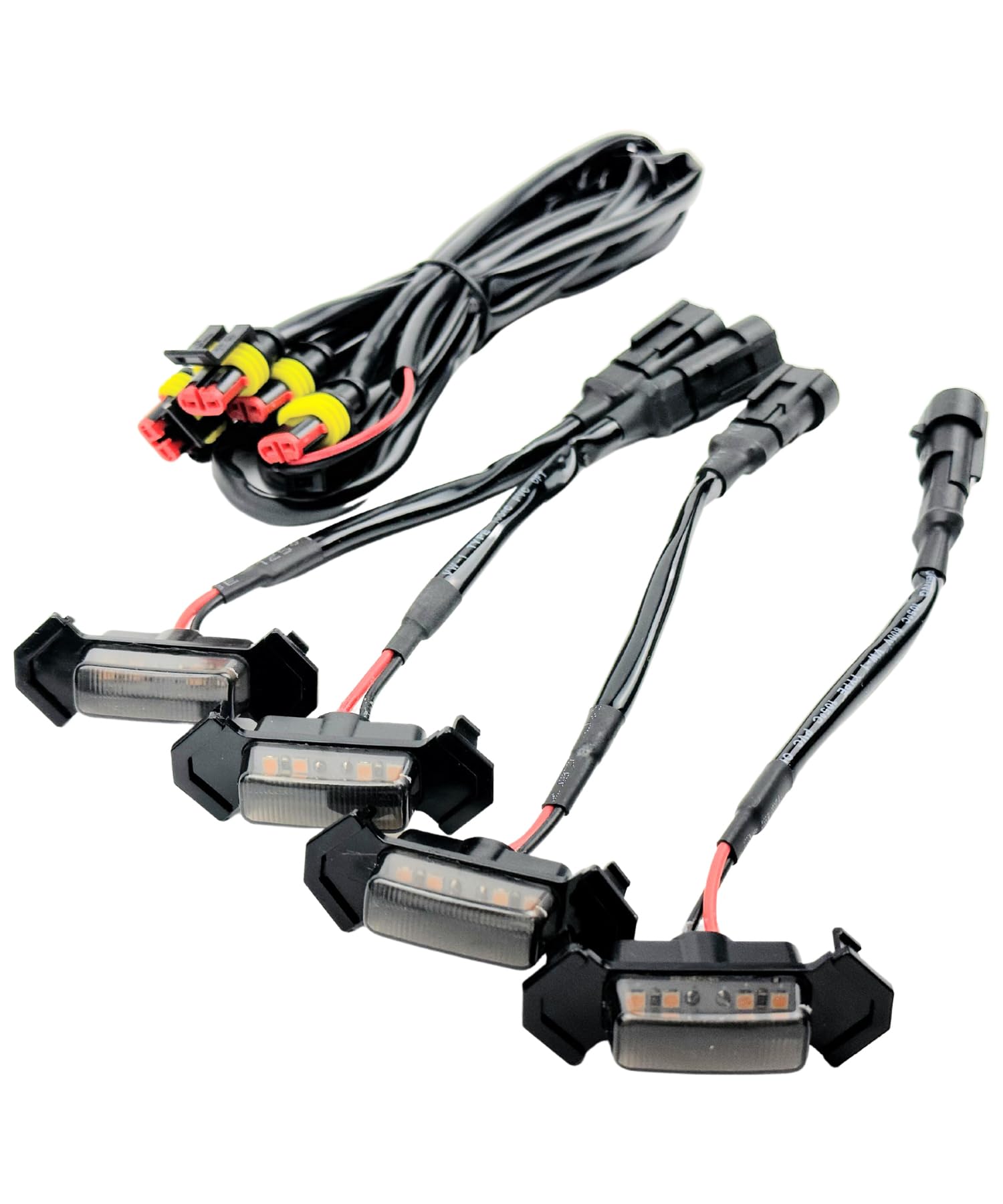 

Светодиодные габаритные огни HTharros для решетки радиатора Toyota Tacoma TRD Pro, неоригинальные, янтарные, с дымчатым покрытием (12V) - Детали,