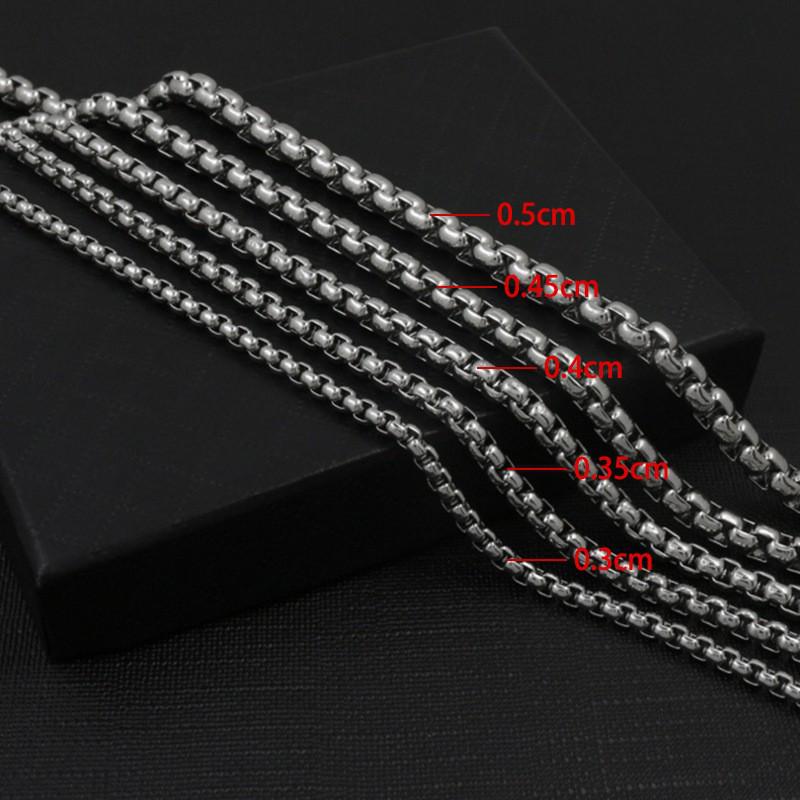 Retro Skull Cross Titanium Steel Pendant Necklace