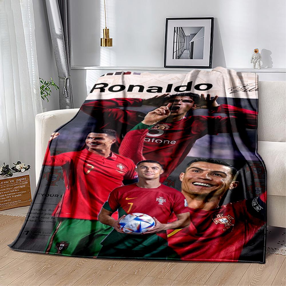 Cristiano Ronaldo 27 Blanket Ultra-Soft Perfect for Sofa Picnics Couch All-Season Use Warmthful Decor Gift for Travel Home Birthdays