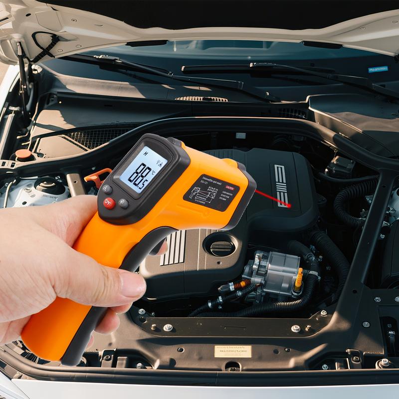 Infrared Thermometer Industrial High-Precision Temperature Gun Electronic Water and Oil Temperature Meter for Kitchen and Baking