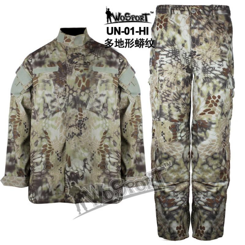 

Direct Sales Outdoor CS Military Fan Training Wear-resistant Scratch-resistant Suit ACU Camouflage M