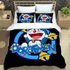 Doraemon Anime Serie Bettwäsche-Set, Inklusive Bettbezug und Kissenbezügen, 3-teiliges Set; Schlafzimmerdekoration kann individuell gestaltet werden.